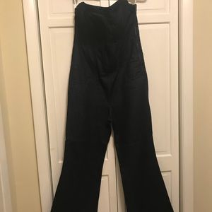 Jean strapless jumpsuit